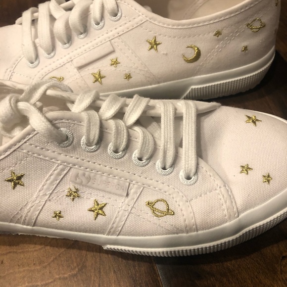 SUPERGA 2750 EMBCOTTON Sneaker in Stars ✨ NWOT - Picture 12 of 16